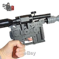 Star Wars Custom Han Solo DL-44 Heavy Blaster Pistol made using LEGO parts