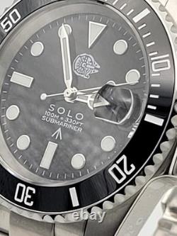 Star Wars Custom'Han Solo' Seiko TMI MOD NH35 Automatic Movement Watch Black