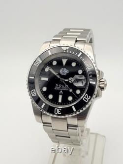 Star Wars Custom'Han Solo' Seiko TMI MOD NH35 Automatic Movement Watch Black