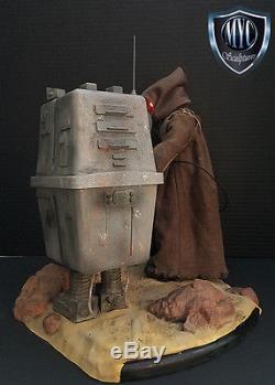 Star Wars Custom Jawa & Gonk Premium Format Statue not sideshow MYC preorder