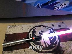 Star Wars Custom Lightsaber 7 Chambers Quinlan Vos Neopixel Proffie 2.2