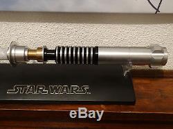 Star Wars Custom Luke ROTJ FX Lightsaber With Removable Blade + Sound + Carry Bag