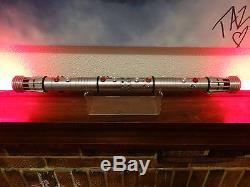 Star Wars Custom Machined Darth Maul FX Lightsaber With Removable Blade +Sound