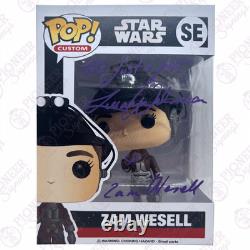 Star Wars Custom Made Exclusive ZAM WESSELL Funko Pop Signed by Leeanna W
