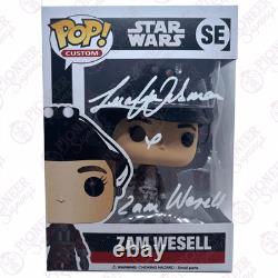 Star Wars Custom Made Exclusive ZAM WESSELL Funko Pop Signed by Leeanna W