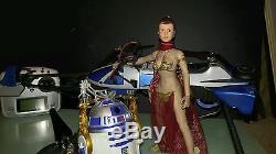 Star Wars Custom Quadcopter Z74 R2D2 real flying Slave Leia RTF drone AirShark