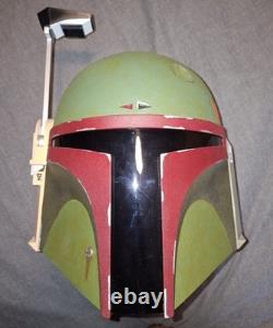 Star Wars Custom Re Painted Black Series Boba Fett Helmet, Re Armoured, Cosplay