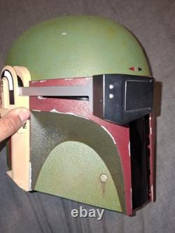 Star Wars Custom Re Painted Black Series Boba Fett Helmet, Re Armoured, Cosplay