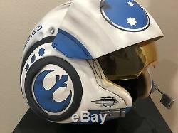 Star Wars Custom Replica Snap Wexley X-wing pilot Costume helmet Movie Prop