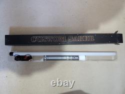 Star Wars Custom Saber TSK-E11 (Grey) Barely Used with cables and instructions