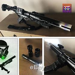 Star Wars Custom Screen Accurate E-11D Blaster Rifle Prop Working Light/Stock