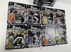 Star Wars Custom Set Of Dejarik Space Chess Hologram Mini Figures-carded +Chewie