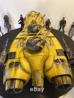 Star Wars Custom Sunhammer Lander Heavy Weathered Dropship vintage Kenner