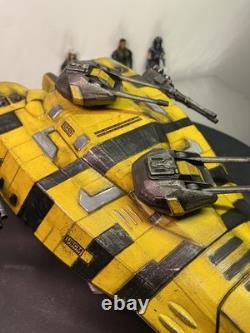Star Wars Custom Sunhammer Lander Heavy Weathered Dropship vintage Kenner