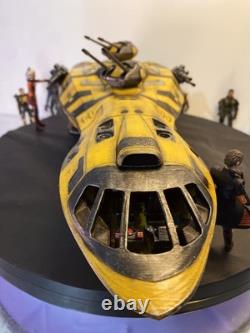 Star Wars Custom Sunhammer Lander Heavy Weathered Dropship vintage Kenner