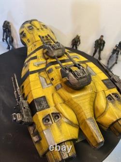Star Wars Custom Sunhammer Lander Heavy Weathered Dropship vintage Kenner