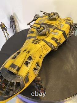Star Wars Custom Sunhammer Lander Heavy Weathered Dropship vintage Kenner