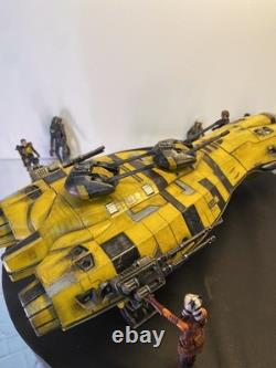 Star Wars Custom Sunhammer Lander Heavy Weathered Dropship vintage Kenner