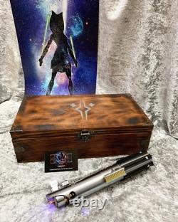 Star Wars Custom The Ahsoka Tano Duel Ligjtsaber Display Box