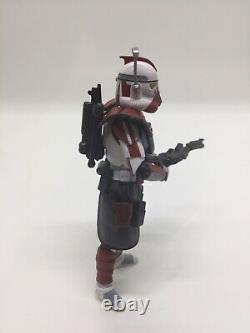 Star Wars Custom The Clone Wars Red Flame Arc Trooper Scorcher TVC Figure