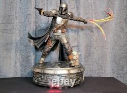 Star Wars Custom The Mandalorian With Grogu Premium Format 1/4