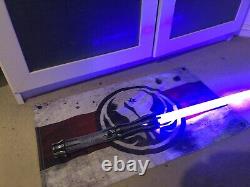 Star Wars Custom Vaders vault wrath Lightsaber with acid etching proffie pixel