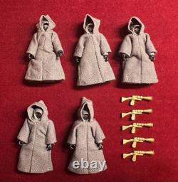 Star Wars Custom Vintage Kenner Style 3.75 Offworld Jawa Stan Solo Creations LOT