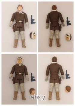 Star Wars Custom Vintage Kenner Style 3.75 TESB Han Solo Hoth Brown Coat Variant