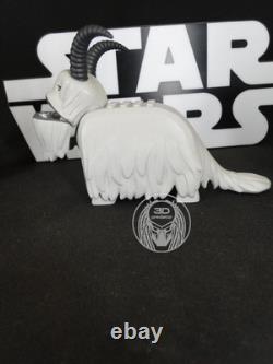 Star Wars Custom White-furred Bantha 3d resin printed compatible w. All bricks