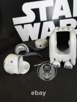 Star Wars Custom White-furred Bantha 3d resin printed compatible w. All bricks