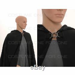 Star Wars Darth Sidious Cosplay Costume Outfit Black