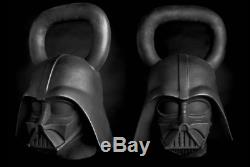 Star Wars Darth Vader Kettlebell 70lbs Custom Sculpted Chip Resistant Iron Black