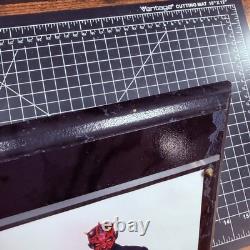 Star Wars Darth Vader & Maul David Prowse Ray Park Signed Custom Sith Plaque