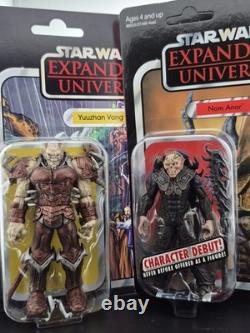 Star Wars EU Yuuzhan Vong VCC339 Custom + Nom Anor VC59 Unpunched Rare