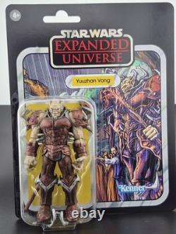 Star Wars EU Yuuzhan Vong VCC339 Custom + Nom Anor VC59 Unpunched Rare