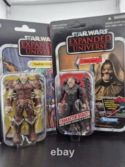 Star Wars EU Yuuzhan Vong VCC339 Custom + Nom Anor VC59 Unpunched Rare