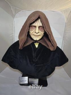 Star Wars Emperor Palpatine 11 Bust Custom Ian McDiarmid Signature Included