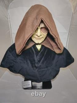 Star Wars Emperor Palpatine 11 Bust Custom Ian McDiarmid Signature Included