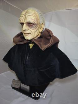 Star Wars Emperor Palpatine 11 Bust Custom Ian McDiarmid Signature Included