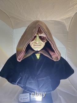 Star Wars Emperor Palpatine 11 Bust Custom Ian McDiarmid Signature Included