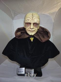 Star Wars Emperor Palpatine 11 Bust Custom Ian McDiarmid Signature Included