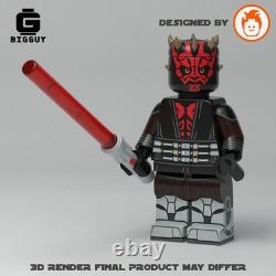 Star Wars FigForge X BigGuy Custom Crimson Ruler Darth Maul NEW