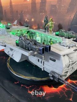 Star Wars GREENLINE BASTION Assault Gunship Diorama Empire Vintage Kenner Custom