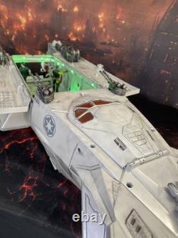 Star Wars GREENLINE BASTION Assault Gunship Diorama Empire Vintage Kenner Custom