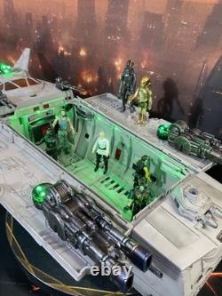 Star Wars GREENLINE BASTION Assault Gunship Diorama Empire Vintage Kenner Custom
