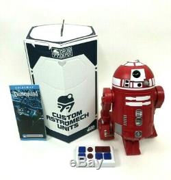 Star Wars Galaxy Edge Custom R2 Droid Red White RC Remote Control Droid Depot