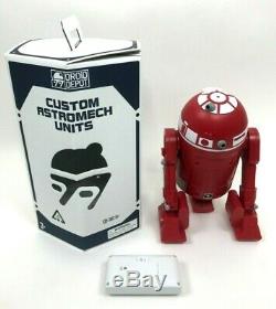 Star Wars Galaxy Edge Custom R2 Droid Red White RC Remote Control Droid Depot