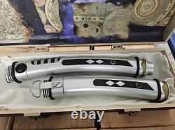 Star Wars Galaxy's Edge Ahsoka Tano Legacy Lightsaber Hilts in Custom Box