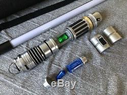 Star Wars Galaxys Edge Custom Built Lightsaber Savis Shop IN HAND + BONUS