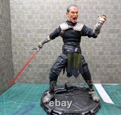Star Wars Galen Marek Starkiller Custom Action Figure With 2 Extra Heads